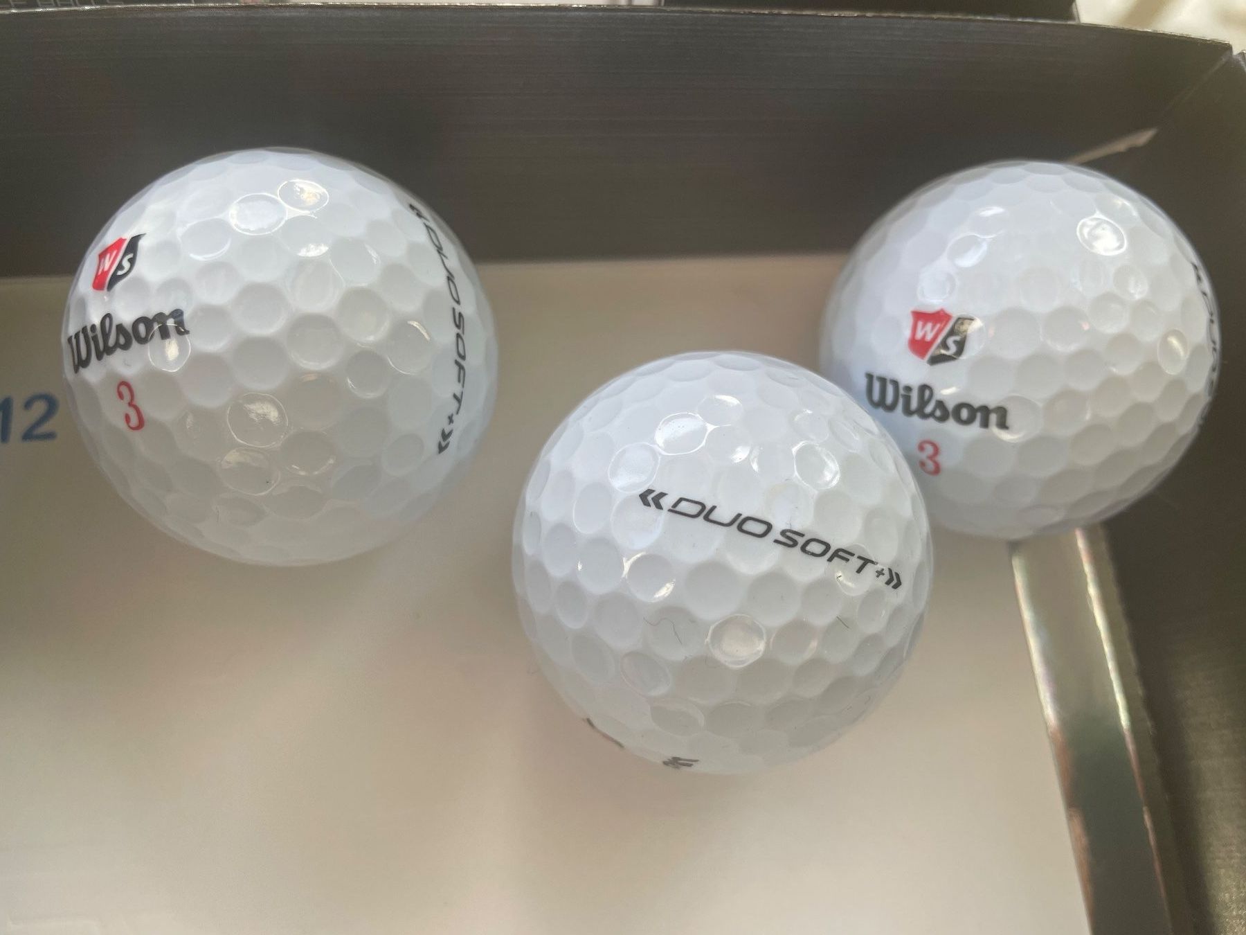 Wilson Palloni: 12 Stk. Neue  Wilson DUO Soft+ Golfbälle – Usato da Schüpfen venduto da Schuepfen45 2