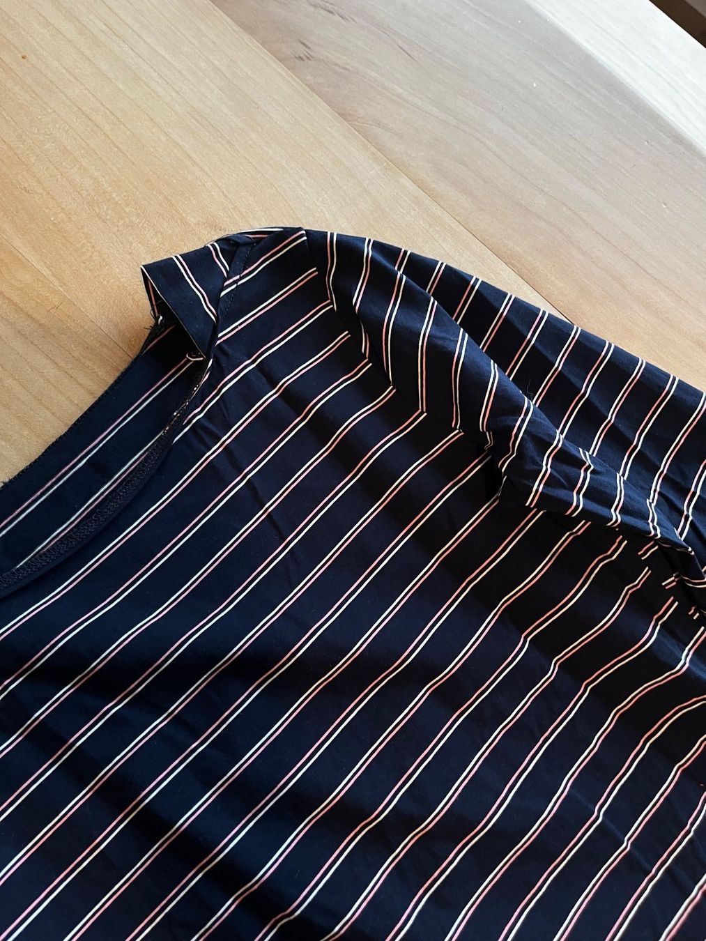 T-shirts: gestreiftes Langarmshirt, dunkelblau, 3/4-el Ärmel, Gr.S – D'occasion à Horw par Pem1278