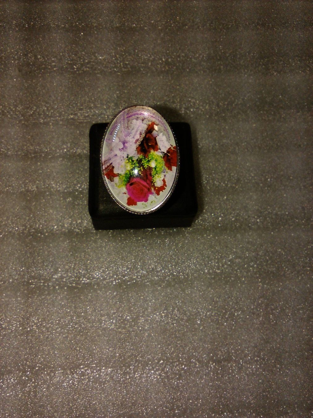 Anelli: ring edelsthal,,,mit blumen,,,glanzig – Nuovo (secondo la descrizione) da Basel venduto da bijoutrie_4 4