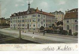 carte postale La Chaux-de-Fonds Ecole d'horlogerie