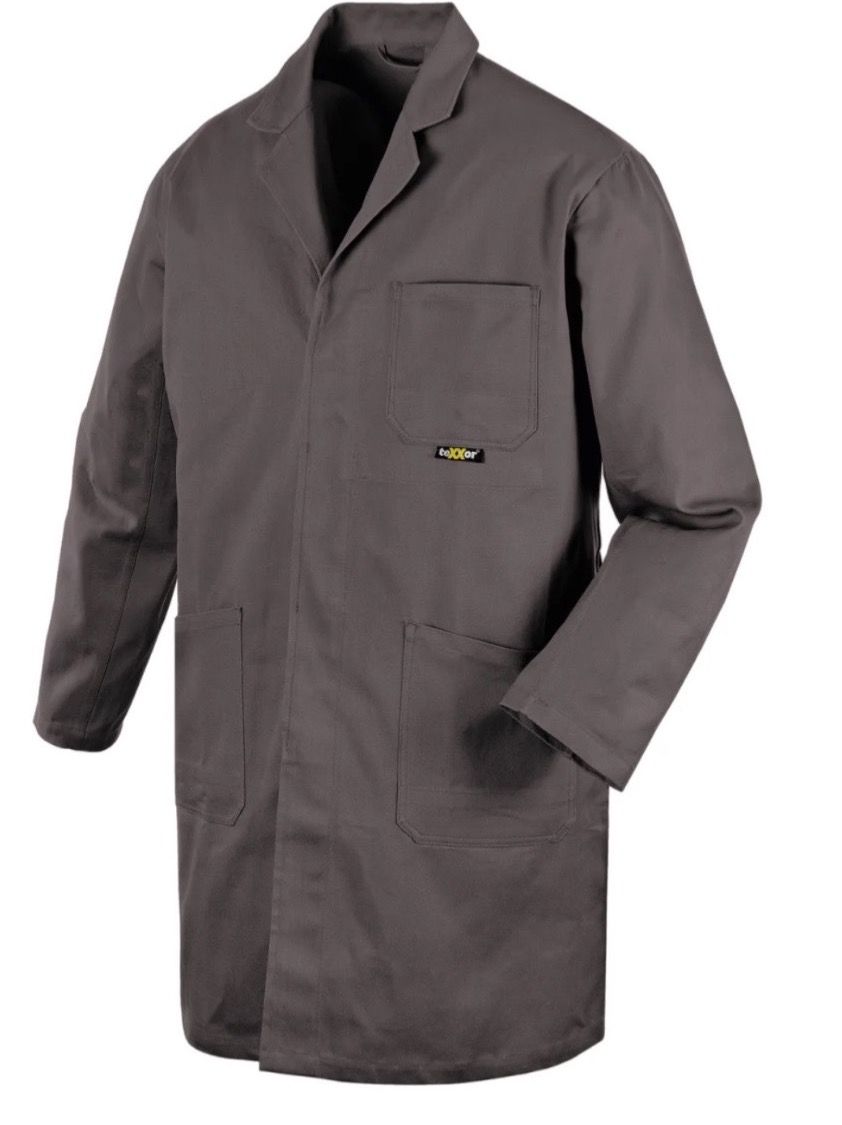 Altro per Abbigliamento & Protezione sul lavoro: Berufskittel /Schürze Grösse L, grau – Nuovo (secondo la descrizione) da Niederteufen venduto da mix18