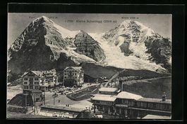 Kleine Scheidegg, Bahn-Restaurant mit Ho