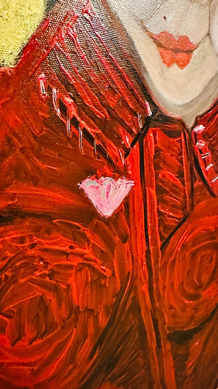 Dipinti: Donna Rosa /Oil Bild/Kunst Doks – Nuovo e nell'imballaggio originale da Beromünster venduto da dok_b8mf 8