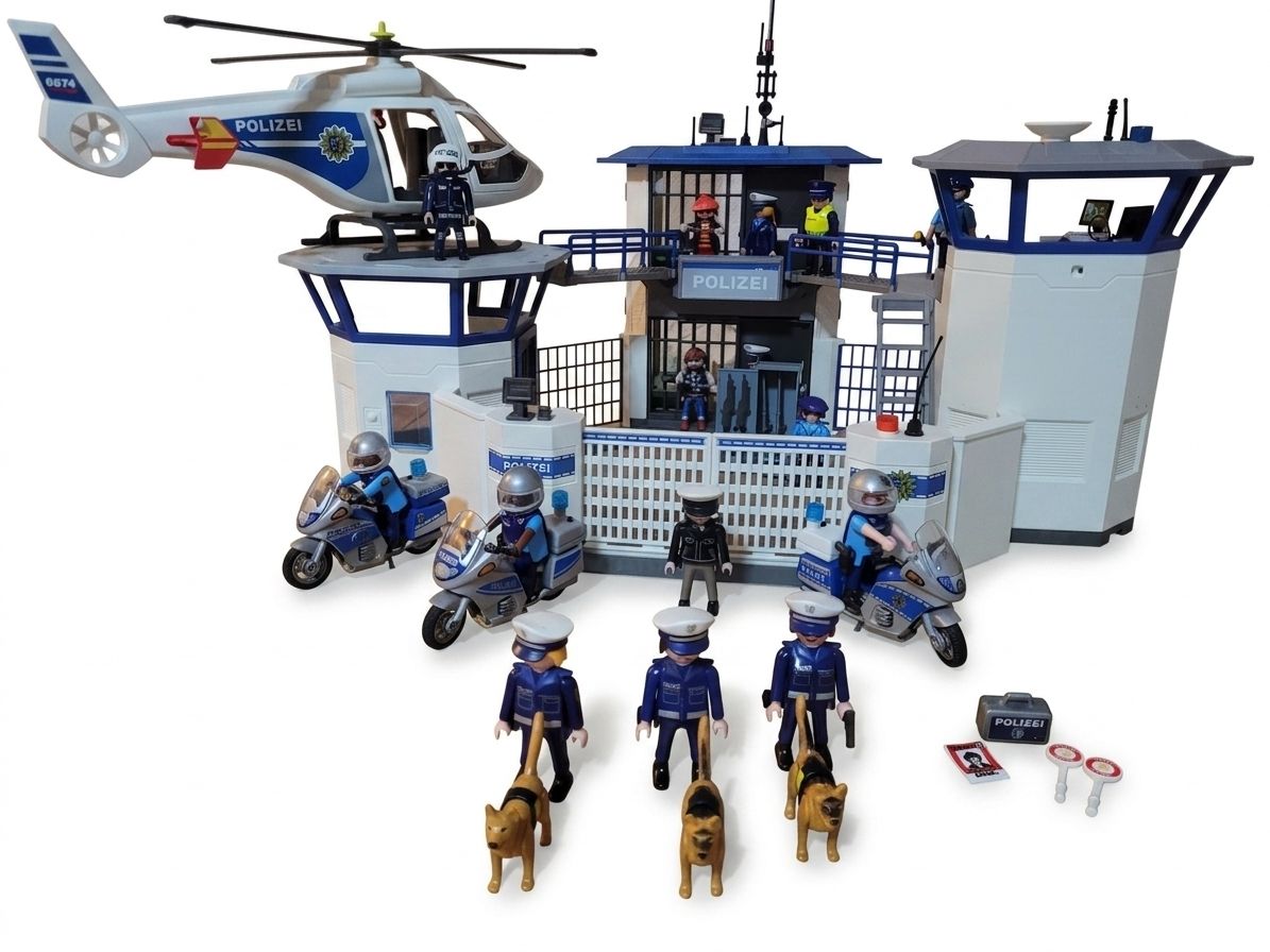 Playmobil Spielzeuge: Playmobil, Polizeistation – Gebraucht aus Gunzwil von Zappelhans