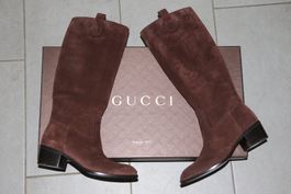 NEUE GUCCI stylischer Wildlederstiefel Gr.38+ ( 39) NP-1720