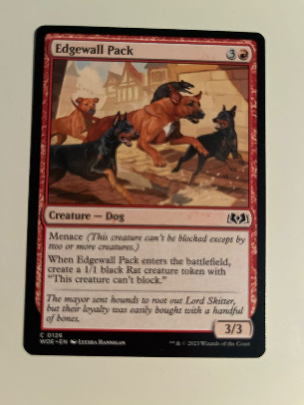 Magic The Gathering Carte collezionabili: 1 x Edgewall Pack - Magic: The Gathering - MtG – Usato da Kriens venduto da Shadi1980