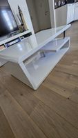Moderner Couchtisch Hochglanz Weiss – 110 × 60 cm 
