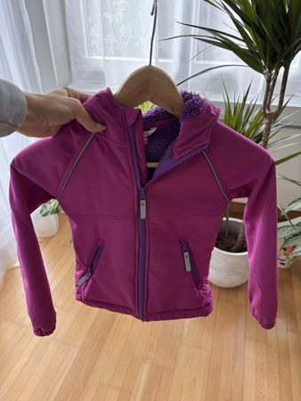 Kids Softshelljacke gefüttert pink Grösse 122