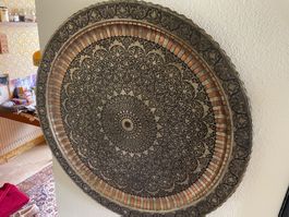 Dekorative Wandteller orientalisch gemustert gross antik