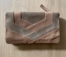 NAT & NIN Porte-monnaie cuir rose thé