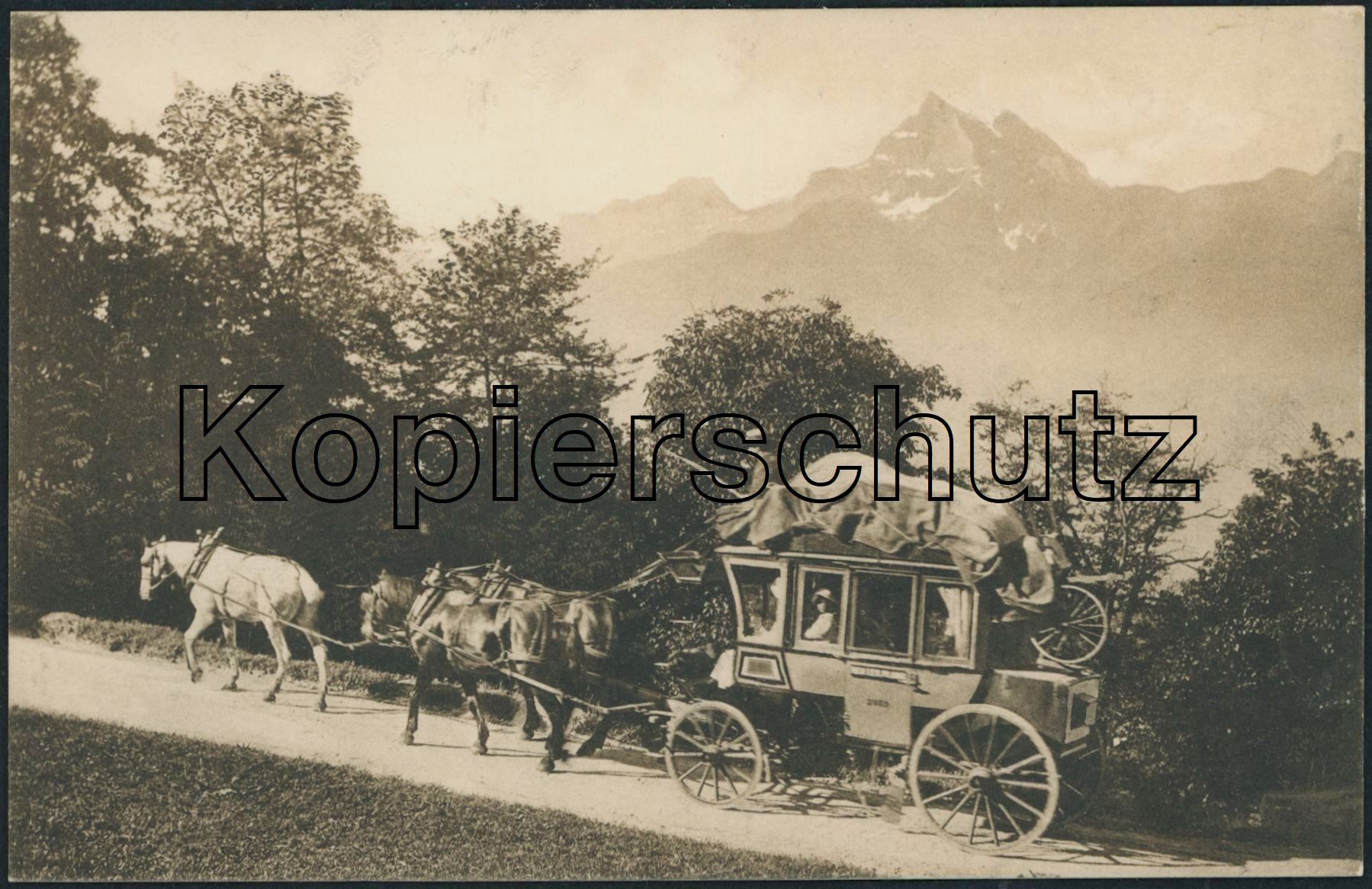 Cartes postales: VD Les Plans sur Bex - Postkutsche - Bex – Neuf (Voir description) à Schindellegi par leecollect