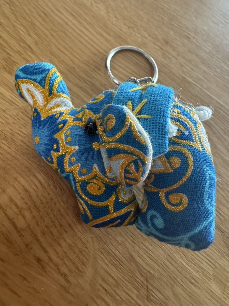 Portachiavi: Elefant Schlüsselanhänger Stofftier blau – Nuovo (secondo la descrizione) da Winkel venduto da Schorley