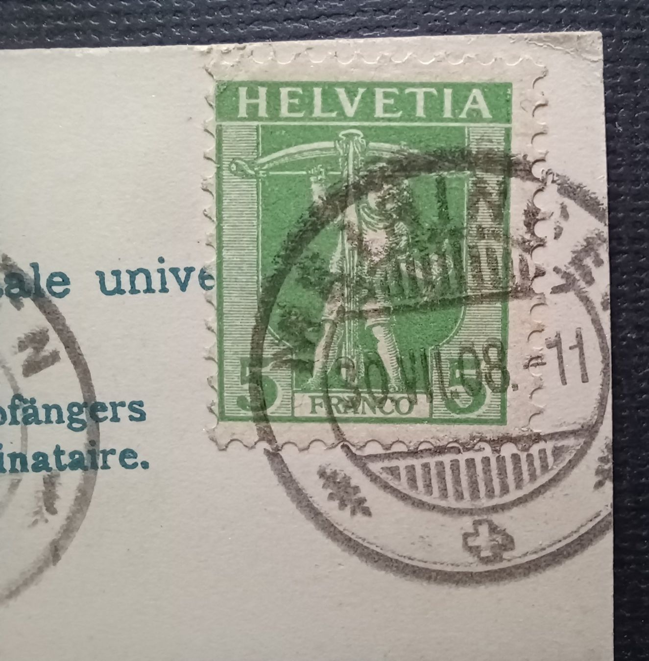 Cartoline postali: No. 3012 a, Grimsel-Strasse, Nägelisgrätli, 1908 – Usato da Aarau Rohr venduto da mgvw 3