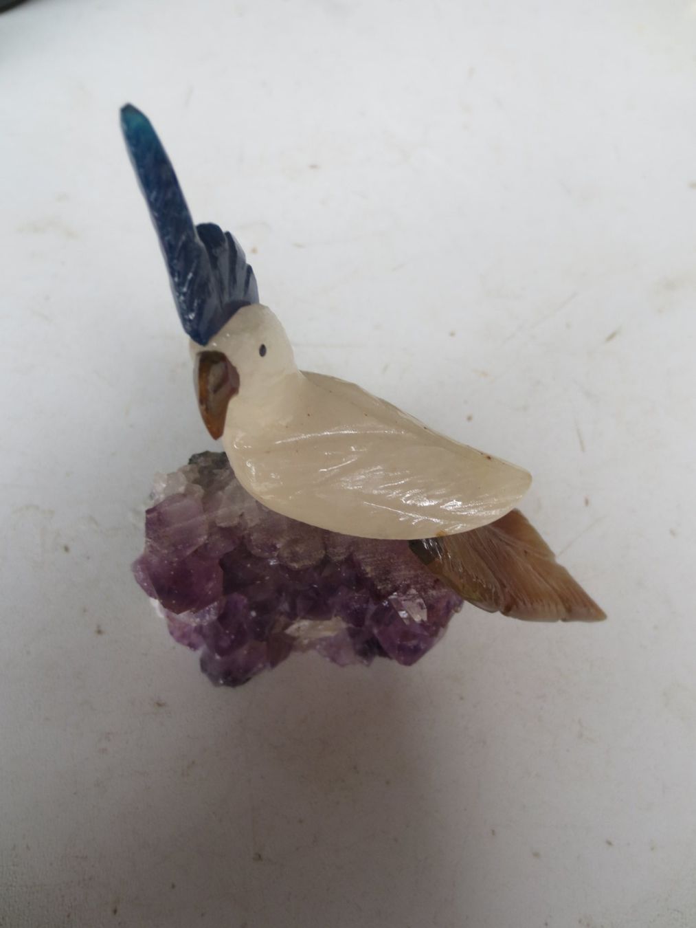 Mineralien & Heilsteine: Amethyst Kakadu – Gebraucht aus Weier im Emmental von waefler03