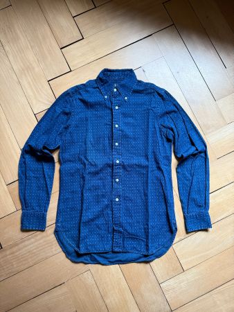 RALPH LAUREN - Jeanshemd blau gemustert S