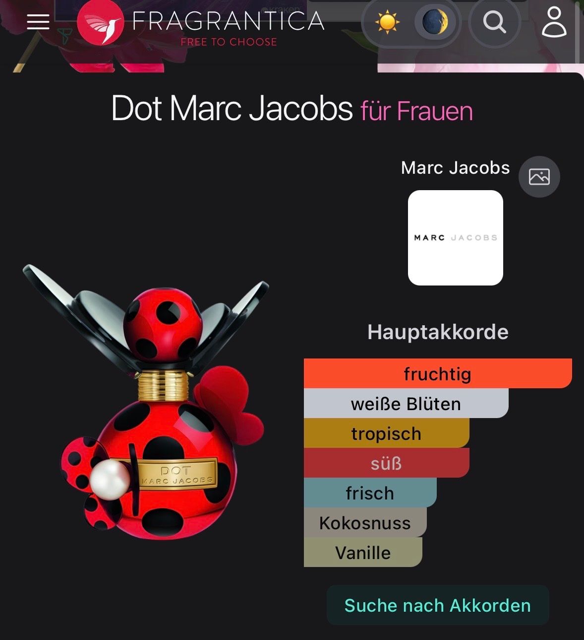 Marc Jacobs Profumi & Eau de Toilette: Dot Marc Jacobs 5ml.EDP, Rarität, eingestellter Duft – Usato da Zürich venduto da deruja 4