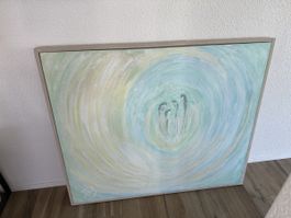 Familien Gemälde, Leinwandbild, Original, Handgemalt!