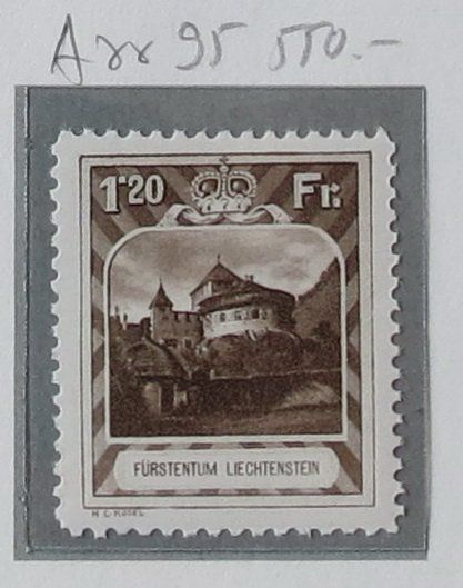 Tutti i francobolli: FL 95A ! POSTFRISCH ! KAT 550.-- ! – Nuovo (secondo la descrizione) da Rombach venduto da Kunstmarkart