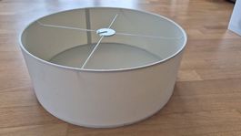 Weisse runde Deckenlampe, 50cm