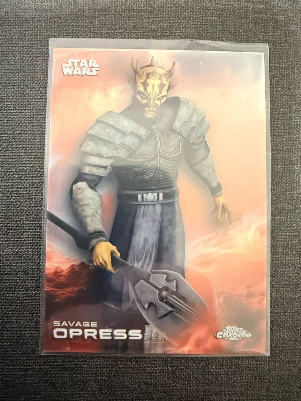 Topps Carte collezionabili: Topps Chrome Star Wars Savage Opress – Usato da Burgdorf venduto da Sports_Cards_3400