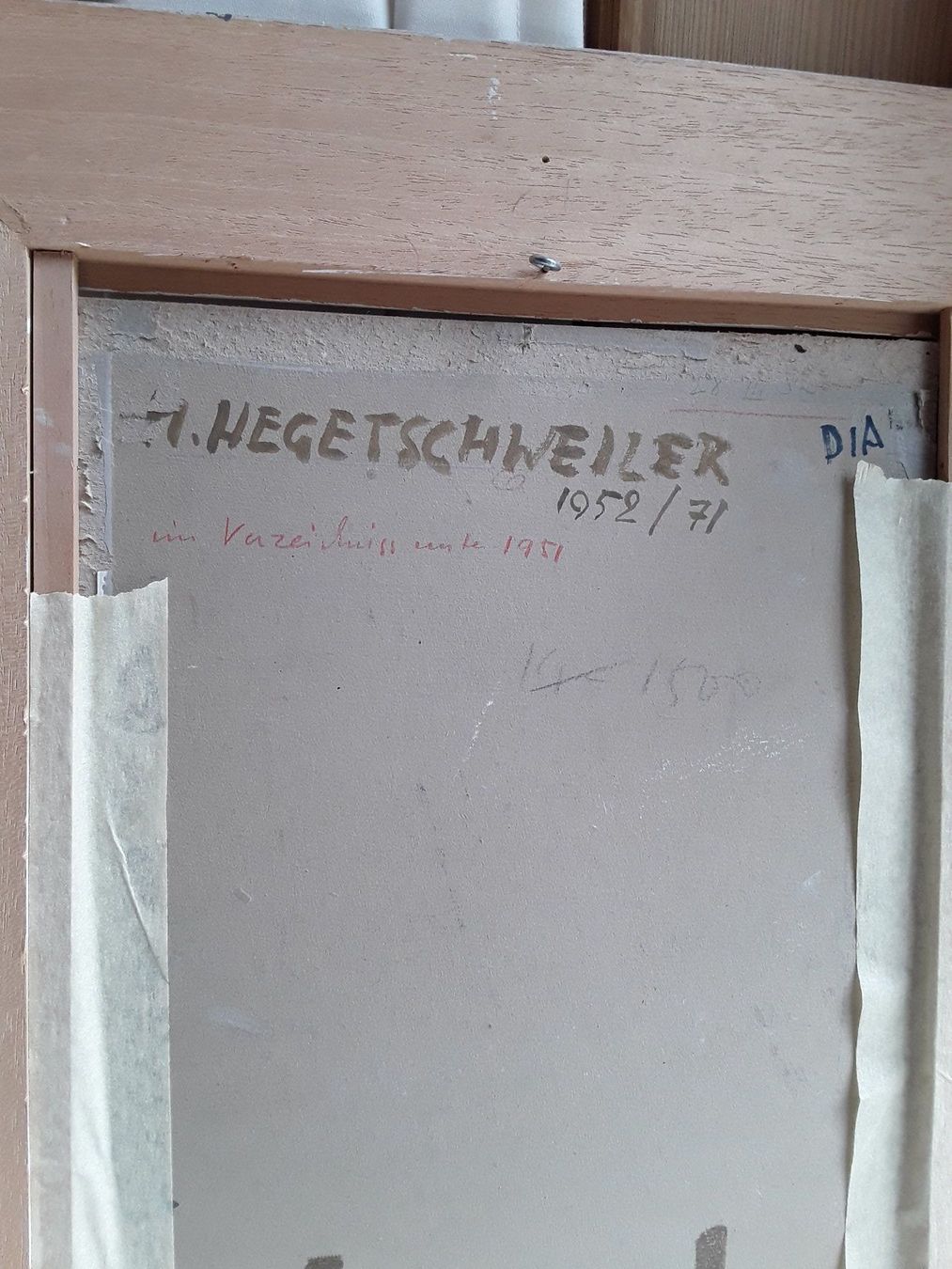 Gemälde: Oelbild Max Hegetschweiler – Gebraucht aus Zürich von helsan 9