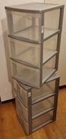 2x Schubladencontainer grau mit 3 Schubladen, guter Zustand