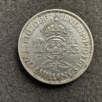 2 Shillings Silber England 1946