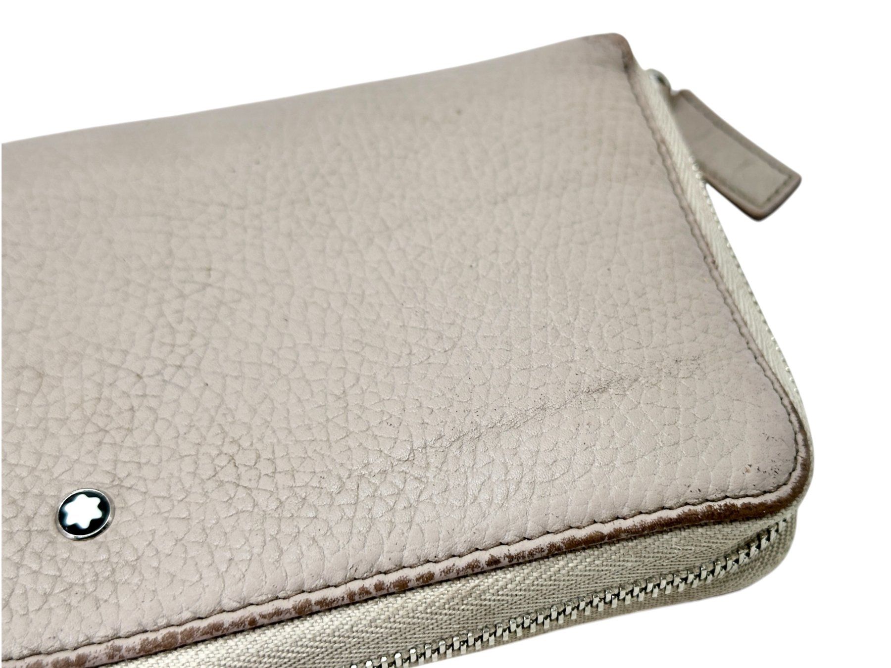 Montblanc Portafogli: Montblanc Portefeuille en cuir beige – Usato da Morges venduto da vintiques 7