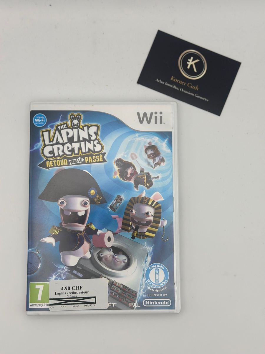 Jeux: Jeu Wii Les Lapins Crétins – D'occasion à Lausanne par Korner-Cash