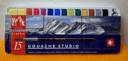 CARAN d´ACHE Metallboxe für Wasserfarben / leer