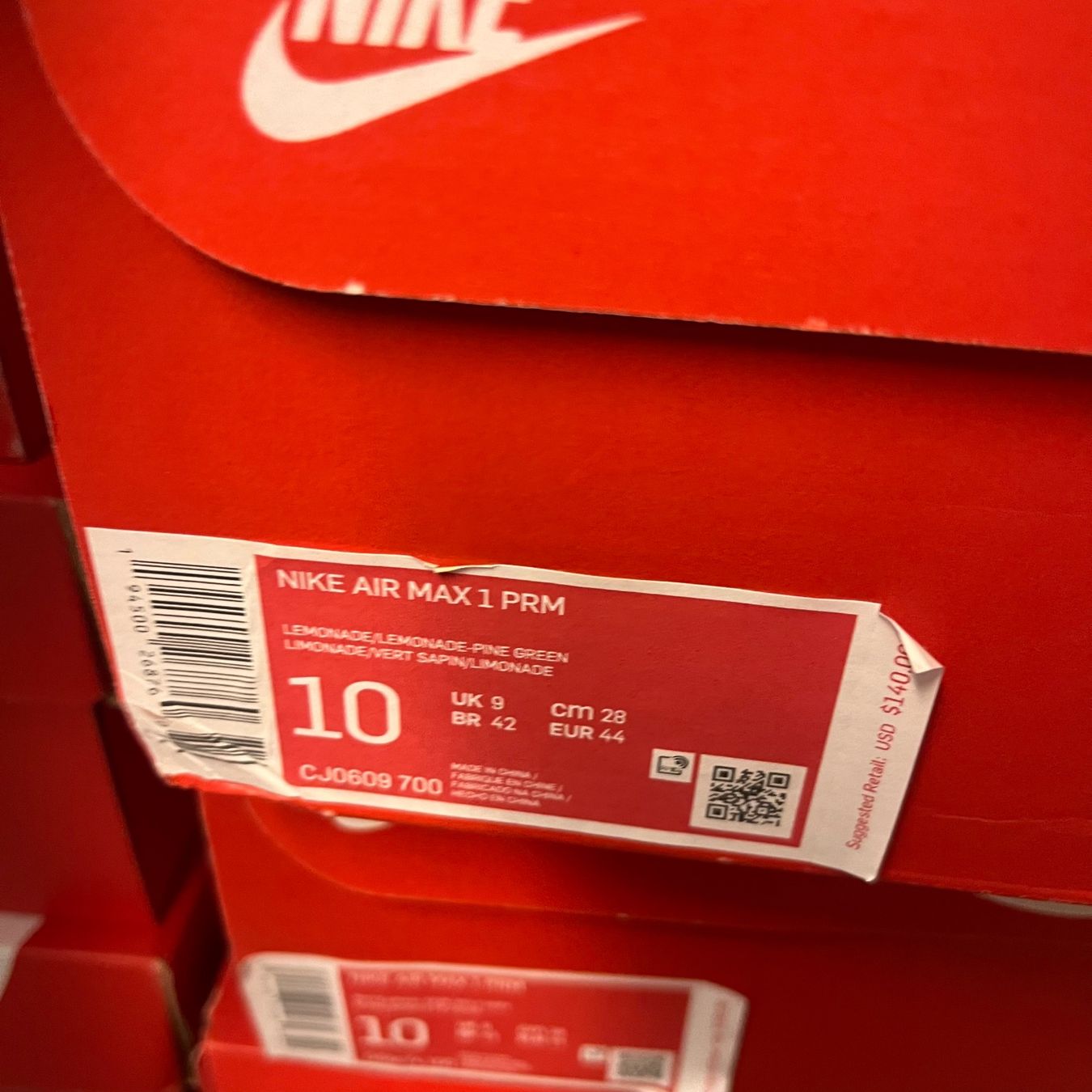 Nike Scarpe da uomo: Nike Air Max 1 Lemonade – Nuovo (secondo la descrizione) da Winterthur venduto da LaBodega 1