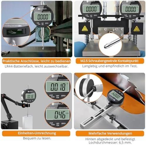 Messen: Digitale Messuhr 0.01 1'' Digital Dial indicator Messgerät – Neu und originalverpackt aus Hundwil von pak_7zvn 4