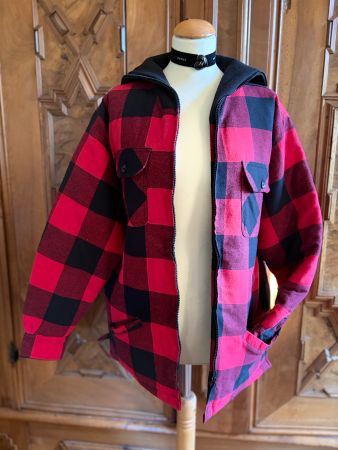 WORKER Flanell, Steppjacke mit Futter Gr. S / Herren /