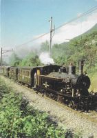Dampfzug bei Niederried G 3-4 208 Ex SBB Brünig