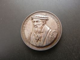 Medaille Neuchâtel Guillaume Farel 1830 Silber 32.9 g