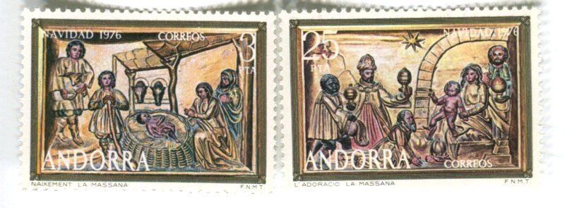 Tous les timbres: Briefmarken "Weihnachten". Andorra. – Neuf avec emballage d'origine à Basel par Butsch5