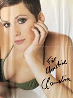 Claudia Hiersche Autogramm signiert Magazinbild 20x30cm