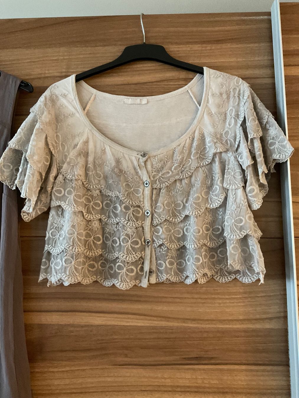 Vestiti: Kleiderkombination Kleid & Jäckchen Damen Gr.38 zero braun – Usato da Wabern venduto da fengshui63 4