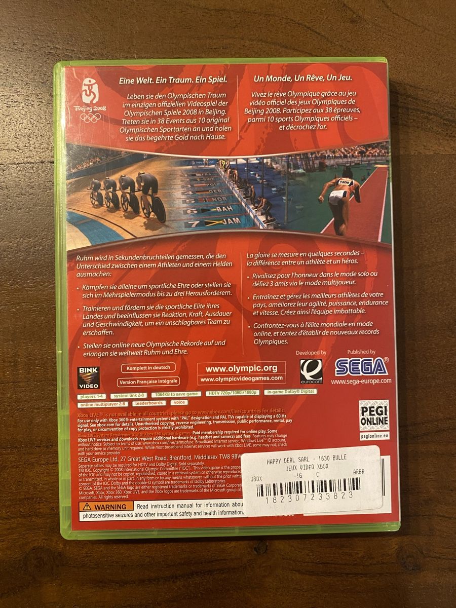 Microsoft Giochi: Beijing 2008 für Xbox 360 – Usato da Thunstetten venduto da Virus_33 2