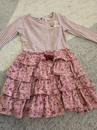 Mädchen Langarmkleid Hase gr.104-110 