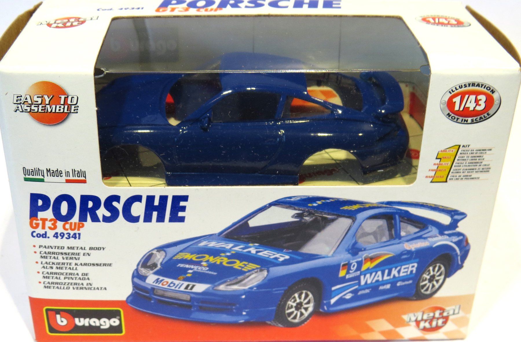 Porsche Modellini d'auto: 1:43 KIT Porsche 911 GT3 CUP – Nuovo e nell'imballaggio originale da Ettingen venduto da campione_1