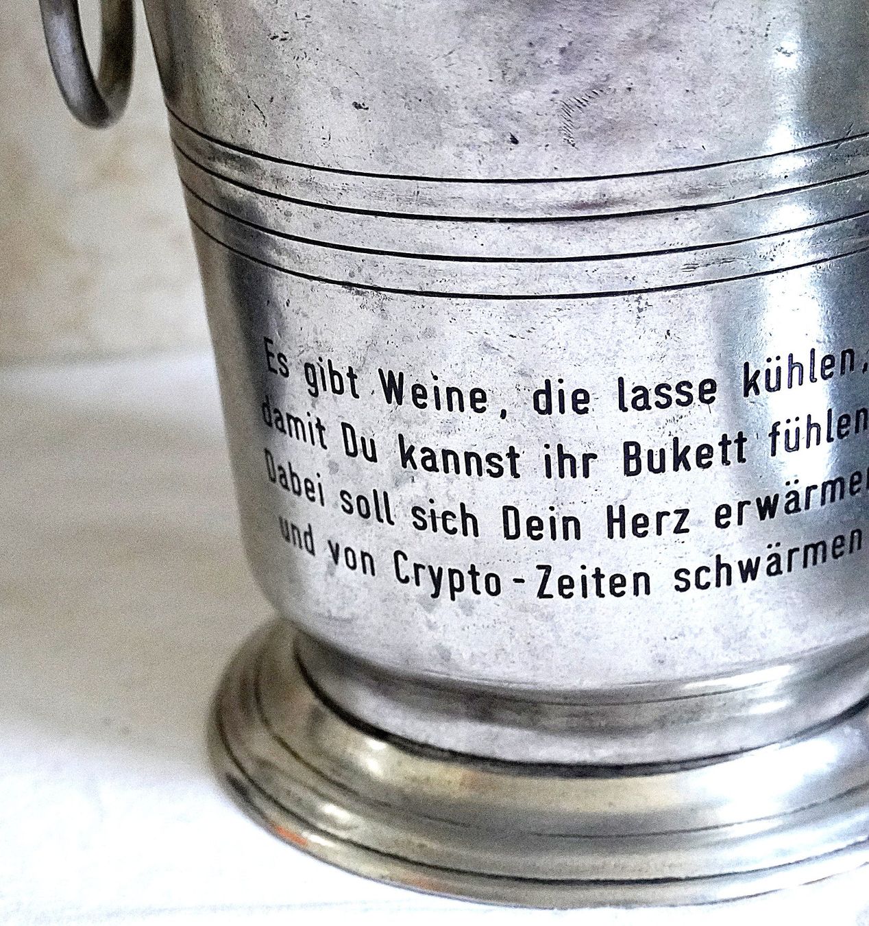 Altro: Zinn Champagner Kessel – Usato da Baar venduto da 2cvbaar 3