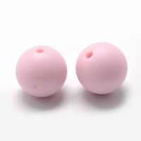 Silikonperlen in Lebensmittelqualität Rosa 12mm / 10Stück