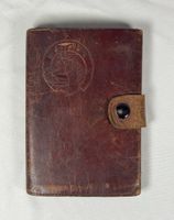 Portefeuille vintage en cuir