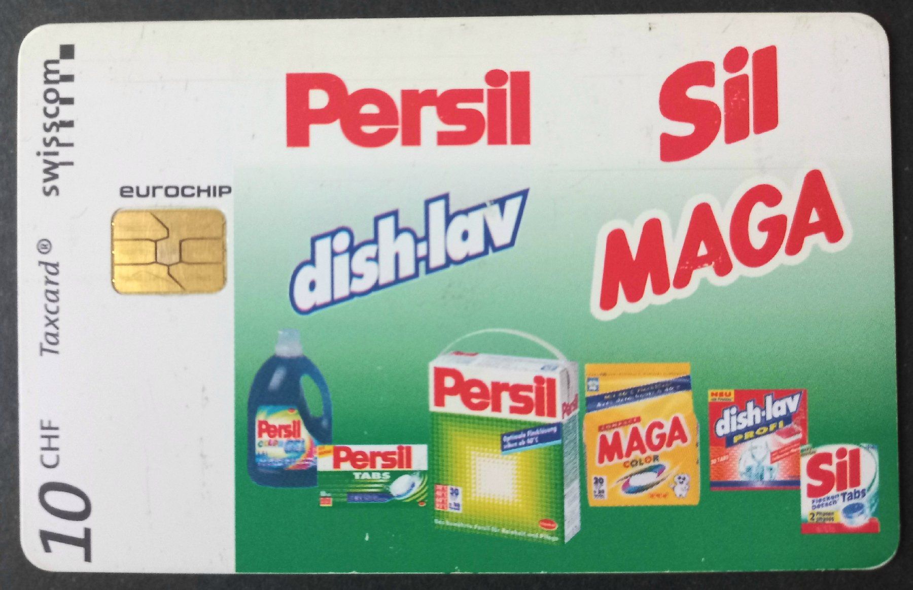 Swisscom Schede telefoniche: Taxcard - Persil - CH – Usato da Niederuzwil venduto da lubimaja