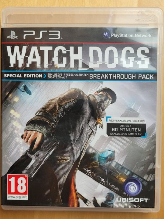 WATCH DOGS – SPECIAL EDITION – BREAKTHROUGH PACK - PS3 | Kaufen auf Ricardo