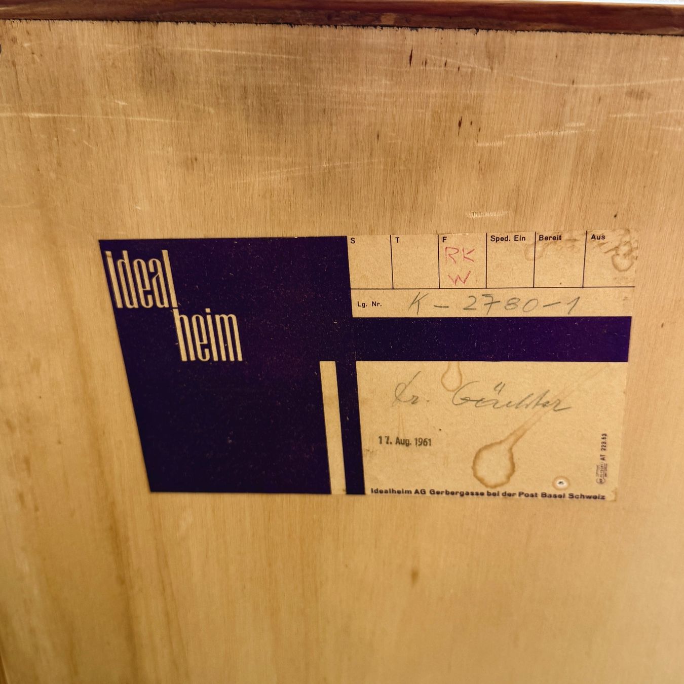 Credenze: Dieter Wäckerlin Sideboard B40 in Palisander, Idealheim – Usato da Uetikon am See venduto da StudioVintage 7