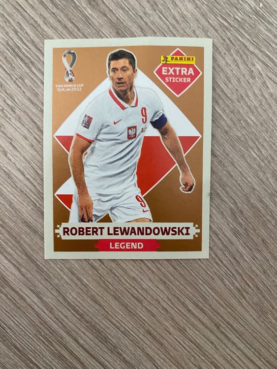 Panini 2022 Extra Sticker Robert Lewandowski bronze | Kaufen auf Ricardo