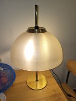 Vintage Design Tischlampe Messing/Acryl, 70er Jahre Top!