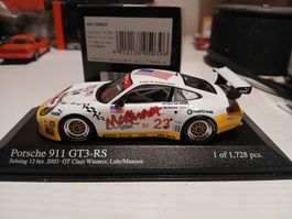 Minichamps 1:43 Porsche 911 GT3-RS Sebring 2003 Class Sieger
